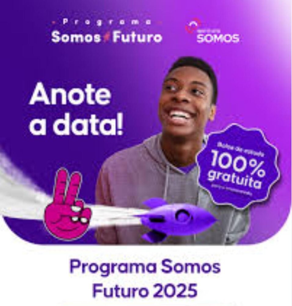 INSTITUTO SOMOS OFERECE BOLSAS ESTUDANTIS PARA JOVENS EM VULNERABILIDADE