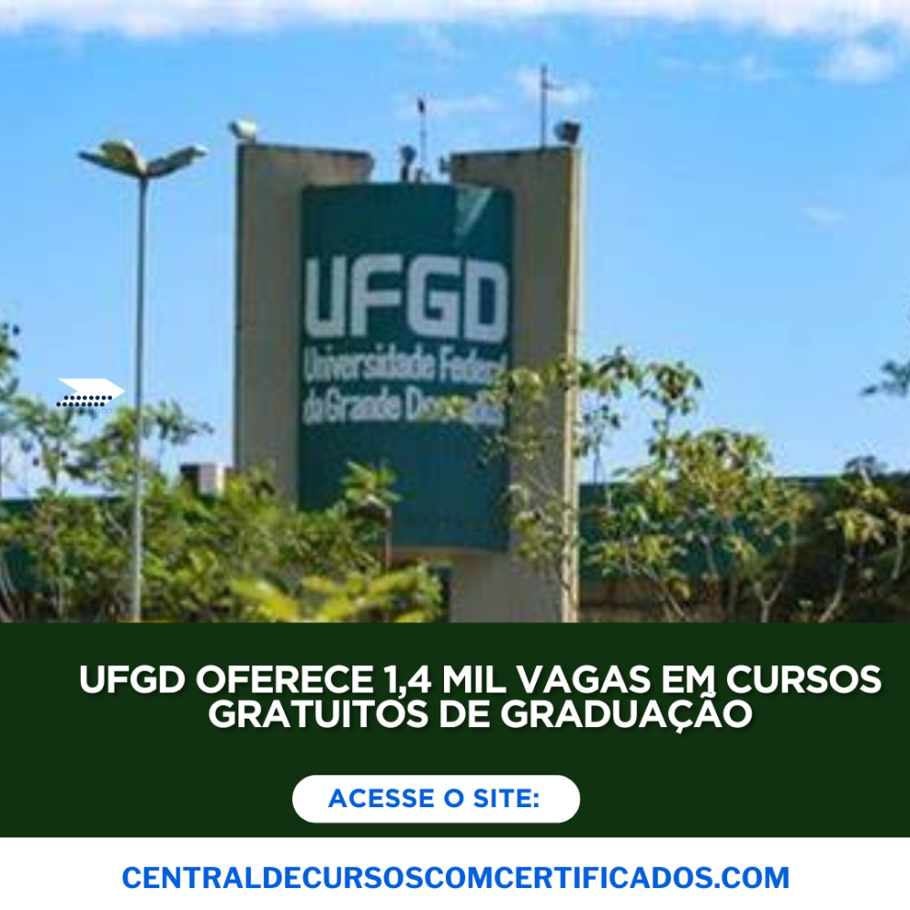 UFGD OFERECE 1,4 MIL VAGAS EM CURSOS GRATUITOS DE GRADUAÇÃO