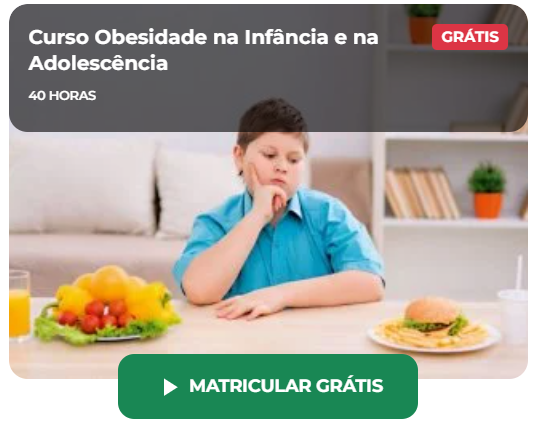 CURSO GRATUITO DE NUTRIÇÃO INFANTIL